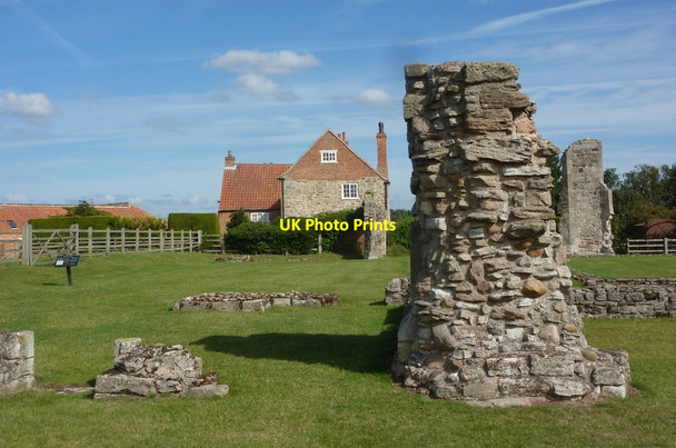 Photo 6"x4" Remains at the site of Mattersey Priory Wiseton c2010
