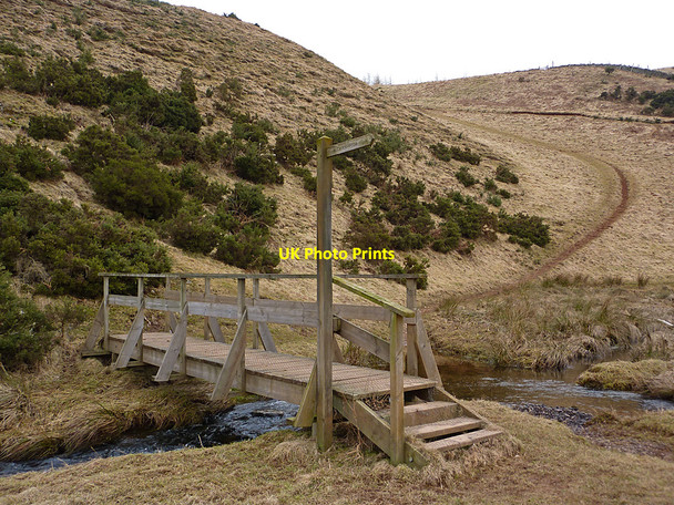 Photo 6"x4" Footbridge over the Lauder Burn Lauder c2010
