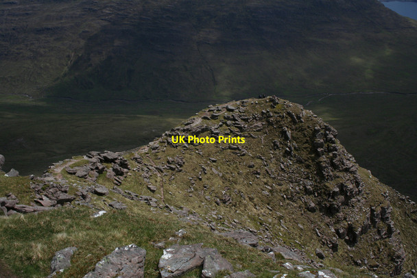 Photo 6"x4" Beinn Alligin, south east ridge Rechullin c2010
