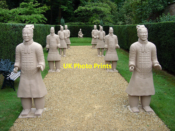 Photo 6"x4" Buscot: terracotta warriors, Buscot Park Buscot c2010