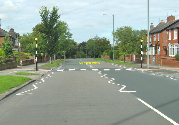 Photo 6"x4" Zebra crossing, Fox Lane Leyland c2010