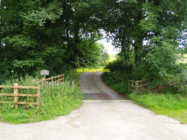Photo 6"x4" Entrance and Cattle Grid, Barnboard Mill and Cottage Bridge of Dee\/NX7360 c2010