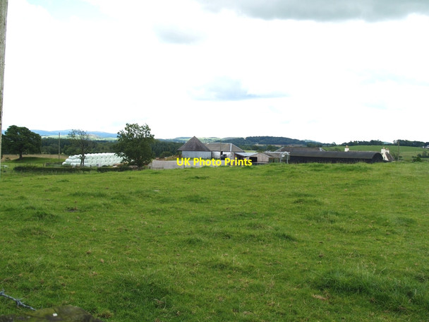 Photo 6"x4" View over Cushy Hill to Barnboard farm Bridge of Dee\/NX7360 c2010