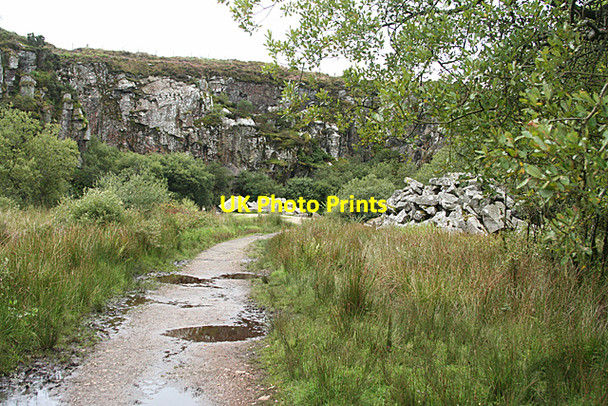 Photo 6"x4" Stoke Climsland: towards the North Quarry face Monkscross c2010