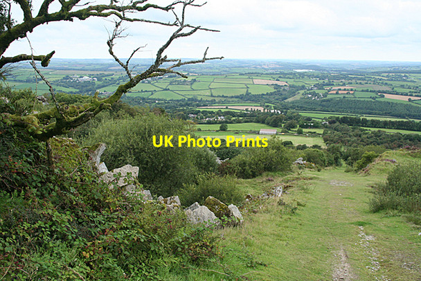 Photo 6"x4" Stoke Climsland: head of the Kit Hill inclined plane Monkscross c2010