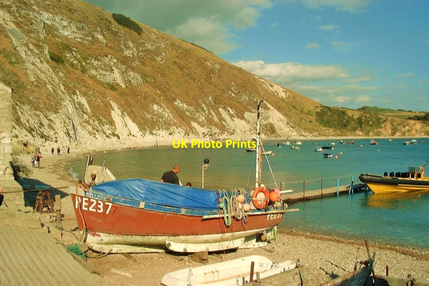 Photo 6"x4" Lulworth Cove Beach West Lulworth c2001