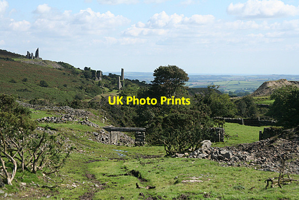 Photo 6"x4" St Cleer: top of Gonamena inclined plane Gonamena c2010
