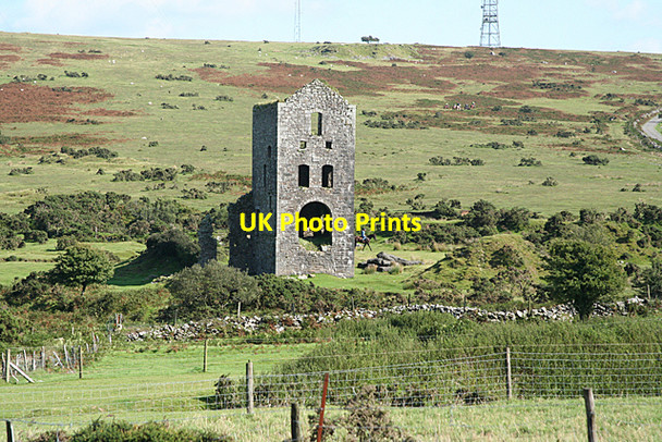 Photo 6"x4" Linkinhorne: engine house on Wheal Jenkin Minions c2010