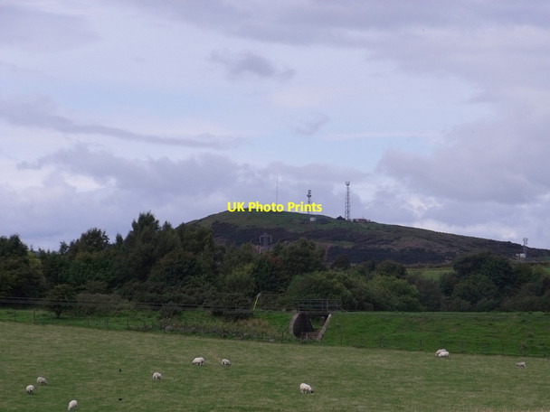 Photo 6"x4" Drumbowie Reservoir spillway Denny c2010