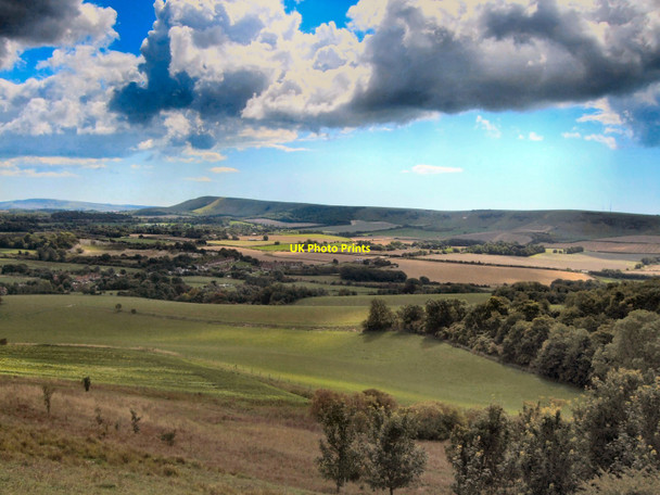 Photo 6"x4" View towards Glynde Glynde c2010