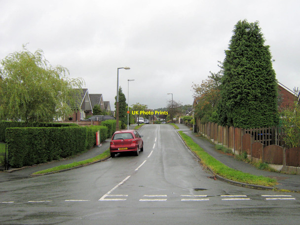 Photo 6"x4" Looking up Crossways Biddulph c2010