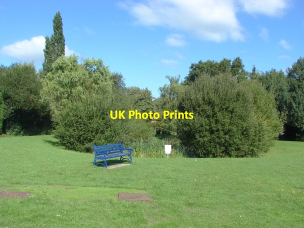 Photo 6"x4" Pond, Bisley recreation ground Lucas Green\/SU9459 c2010
