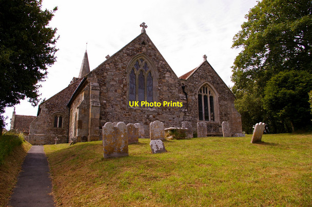 Photo 6"x4" St Peter & St Paul, Mottistone, Isle of Wight Mottistone c2009