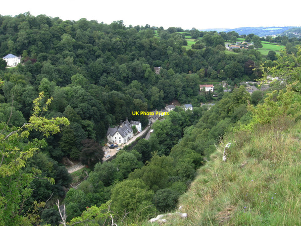Photo 6"x4" Matlock - High Tor Hotel from High Tor Matlock c2010
