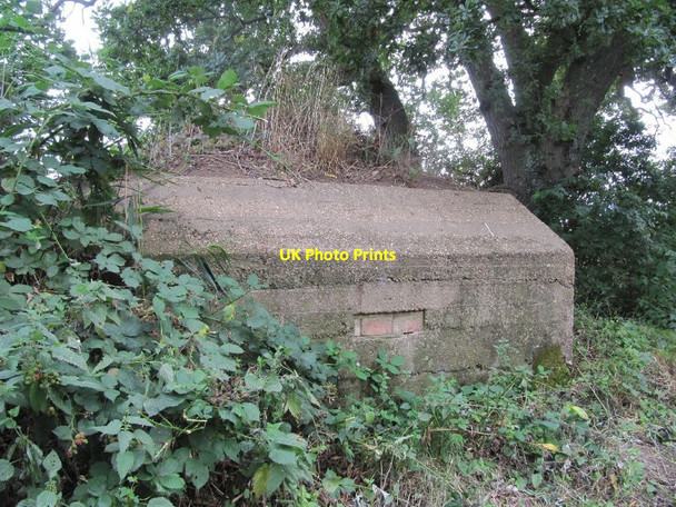 Photo 6"x4" Buried to the loopholes Cholsey c2010