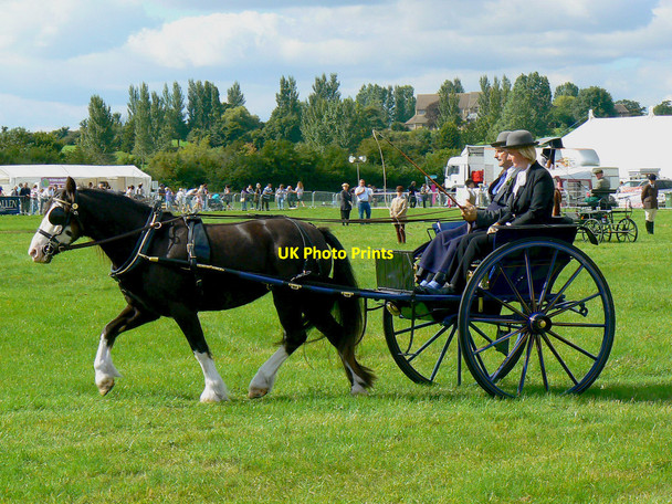 Photo 6"x4" Horse and carriage, Cricklade Show 2010 Cricklade c2010
