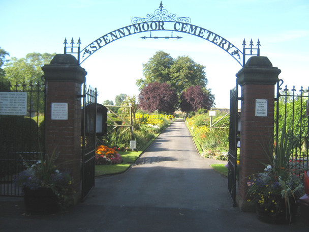 Photo 6"x4" Entrance to Spennymoor Cemetery Spennymoor c2010