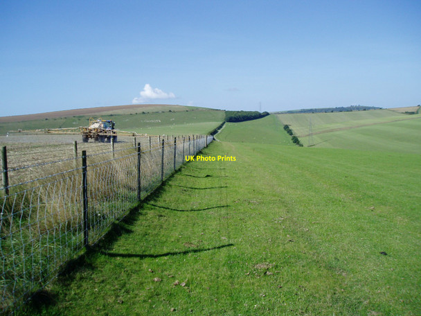 Photo 6"x4" Route to Findon Beggars Bush\/TQ1607 c2010