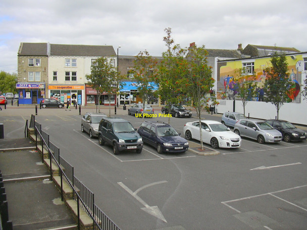 Photo 6"x4" Car Park and Market Street, Colne, Lancashire Colne\/SD8940 c2010