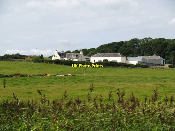 Photo 6"x4" Barnboard Farm from Barnboard Bridge Bridge of Dee\/NX7360 c2010