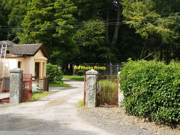 Photo 6"x4" Lodge and gates, Glenlochar House Abbey Yard\/NX7364 c2010