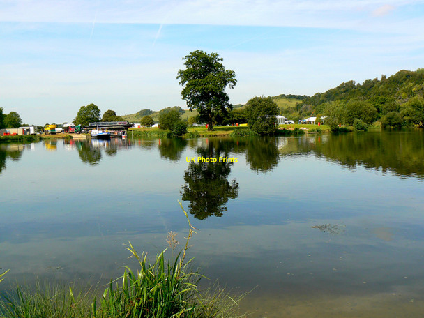 Photo 6"x4" Lagoon near the Thames, Lower Basildon Lower Basildon c2010