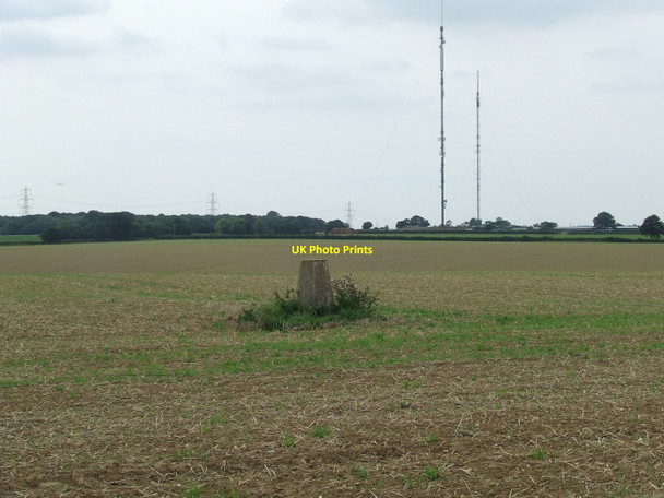 Photo 6"x4" Trig Point Assington c2010