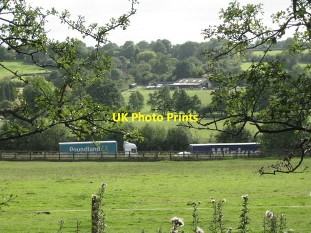 Photo 6"x4" View across M40 from Tapster Lane Lapworth c2010