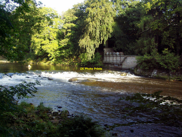 Photo 6"x4" Weir and millrace on Don Cummings Park c2010
