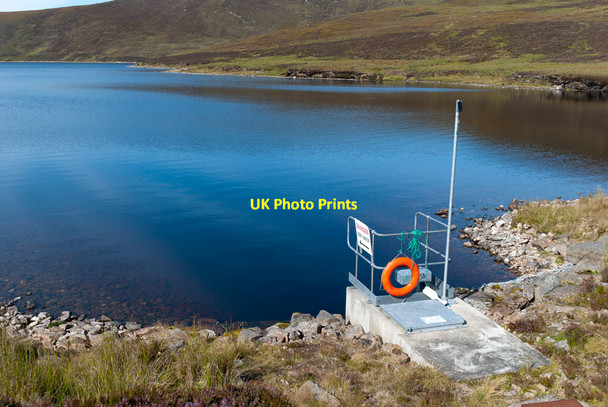 Photo 6"x4" Outflow pipe of Loch Horn Ben Horn c2010
