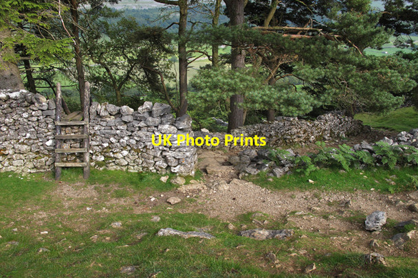 Photo 6"x4" Footpath to Kettlewell Hawkswick c2010