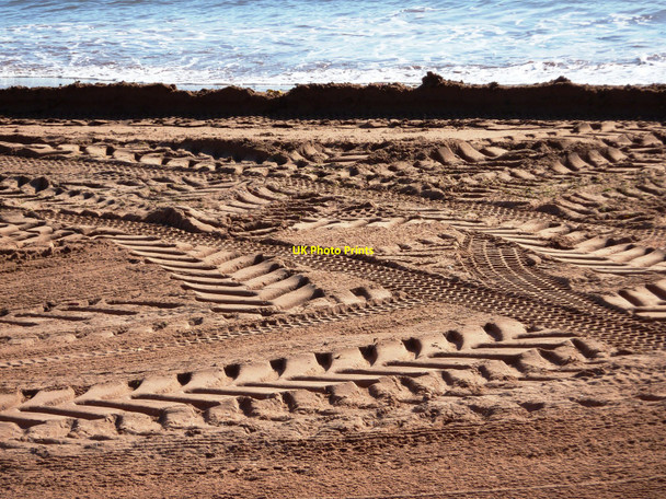 Photo 6"x4" Patterned sandy beach, Goodrington, Paignton Paignton c2010