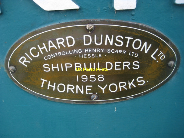 Photo 6"x4" Viking - Builders Plaque Wakefield\/SE3320 c2010