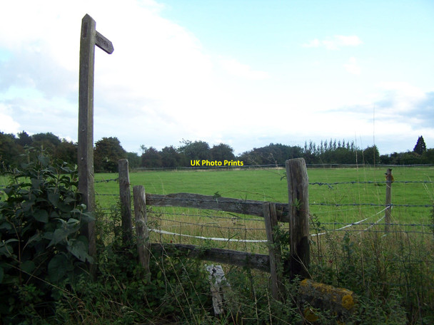 Photo 6"x4" Footpath Near Wormshill Wormshill c2010
