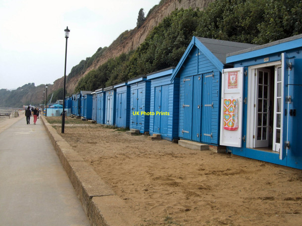 Photo 6"x4" Beach huts at Lake Sandown c2010