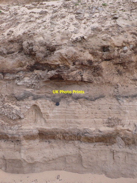 Photo 6"x4" Dune profile at Formby Point Formby c2010