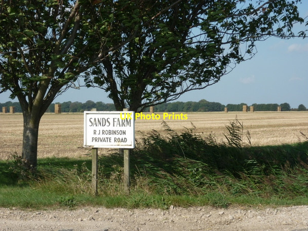 Photo 6"x4" The sign for Sands Farm, Cherry Cobb Sands Road Long Plantation\/TA2221 c2010