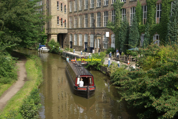 Photo 6"x4" Macclesfield Canal and Clarence Mill Bollington c2010