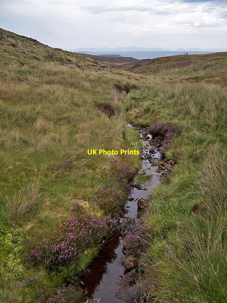 Photo 6"x4" Burn in the moor Suledale c2010