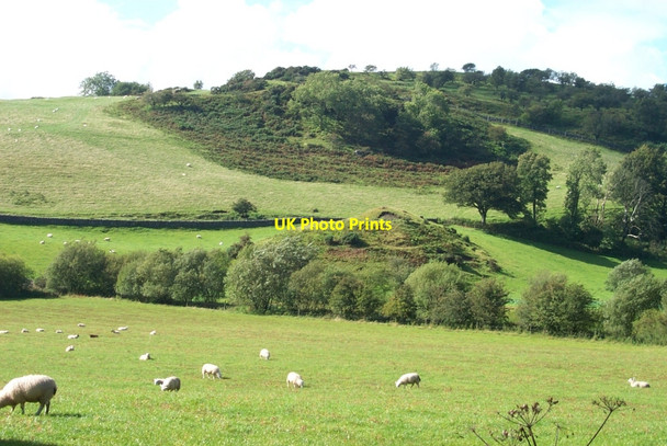 Photo 6"x4" Circular knoll on Barchain Farm Palnackie c2010