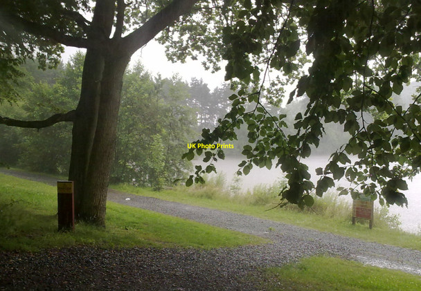 Photo 6"x4" A rainy day at Trimpley Reservoir Holbeache c2009