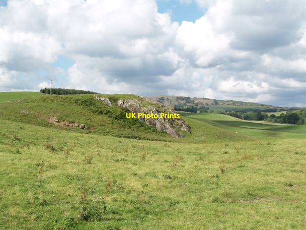 Photo 6"x4" Rock outcrop recorded as site of Settlement Glenlair c2010