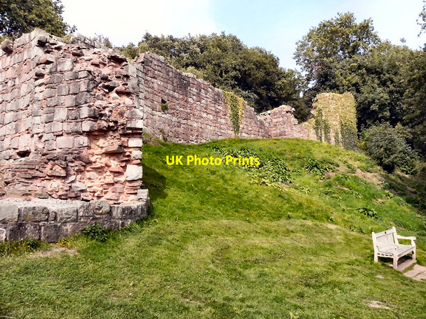 Photo 6"x4" Beeston Castle, Outer Curtain Wall Beeston\/SJ5458 c2010