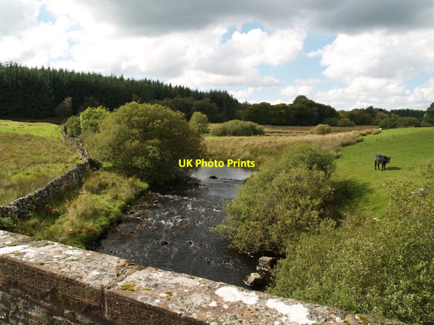 Photo 6"x4" Valley of River Urr upstream from Glaisters Bridge Corsock\/NX7576 c2010