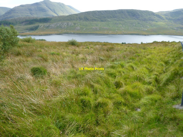 Photo 6"x4" Grassy hillside above Tawnyard Lough Drummin\/L9371 c2010