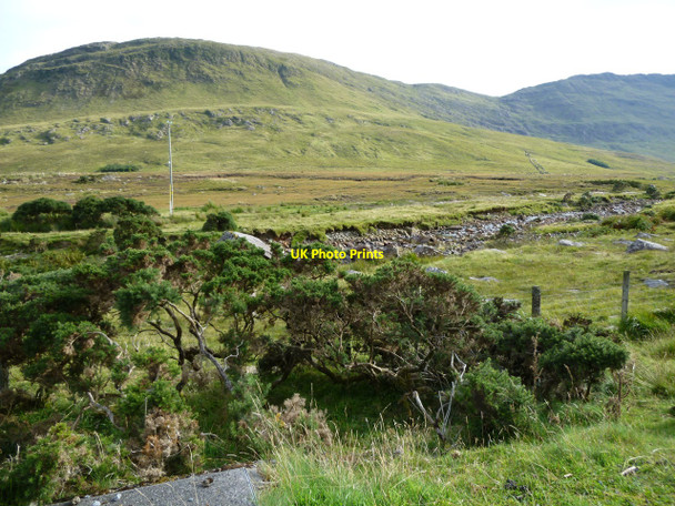 Photo 6"x4" Moorland below Tawnyard Lough, with a droughted Glenummera river Drummin\/L9371 c2010