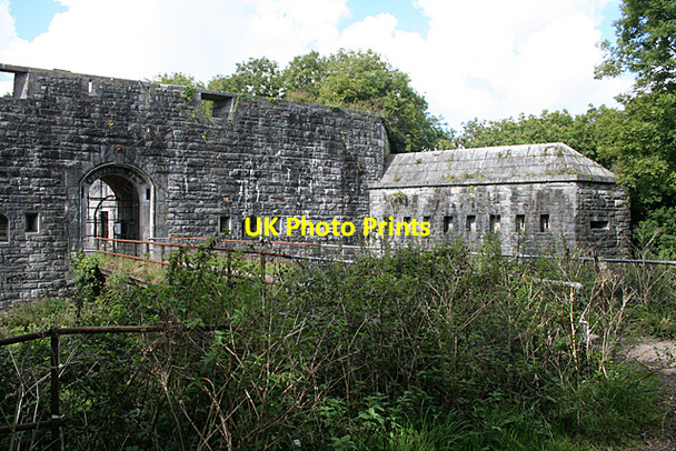 Photo 6"x4" Antony: entrance to Scraesdon Fort Anthony c2010