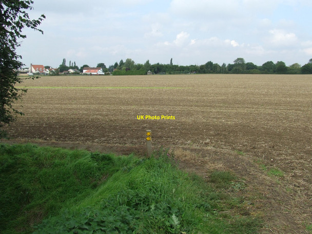 Photo 6"x4" Footpath Junction Cotton\/TM0667 c2010