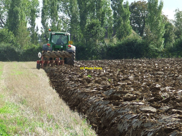 Photo 6"x4" Autumn Ploughing Dandy Corner c2010