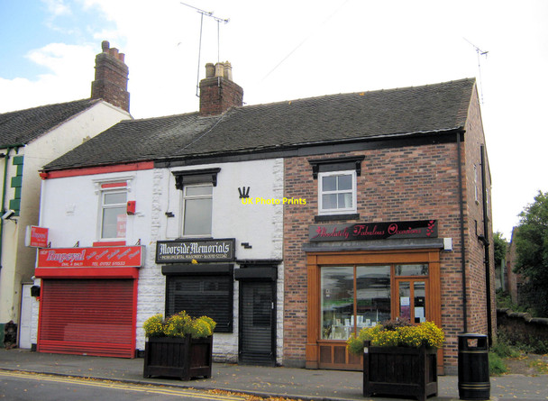 Photo 6"x4" Shops on Congleton Road Biddulph c2010